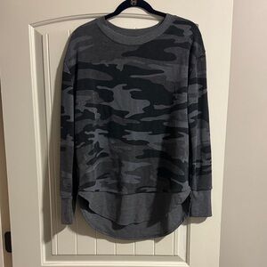 Camouflage Long Sleeve Top